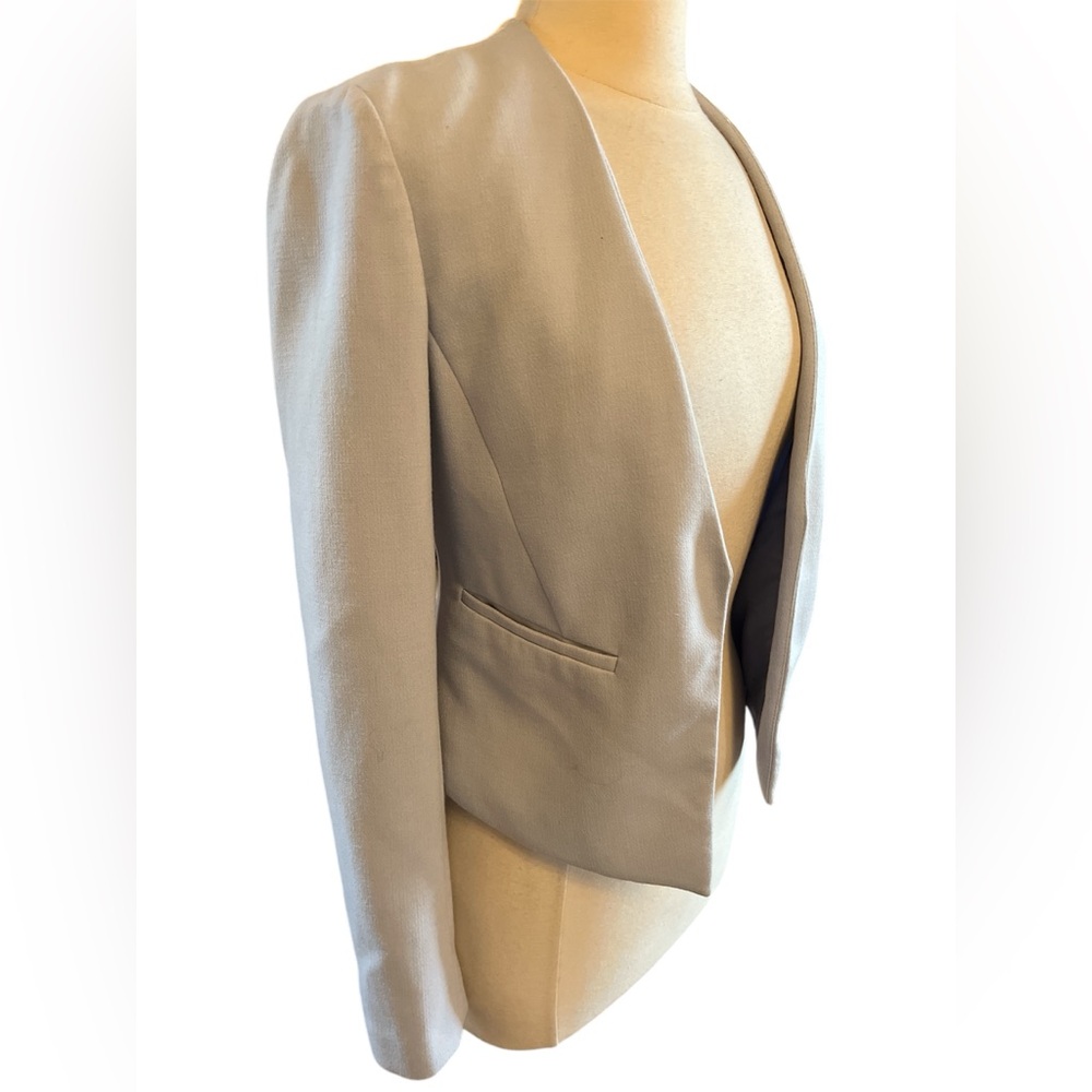 Banana Republic light Purple Open Blazer Tailored & Lined with pockets Size 2 - Picture 3 of 8